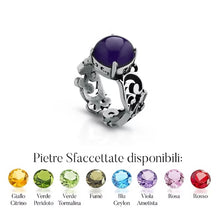 Load image into Gallery viewer, Anello da donna in argento 925 e quarzo Labriò 2058
