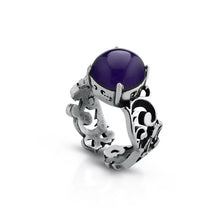 Load image into Gallery viewer, Anello da donna in argento 925 e quarzo Labriò 2058
