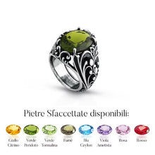 Load image into Gallery viewer, Anello da donna in argento 925 e quarzo Labriò 2060/G
