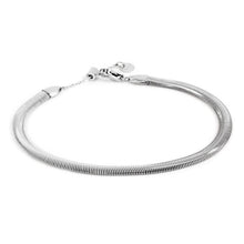 Carica l&#39;immagine nel visualizzatore di Gallery, Cavigliera da donna in acciaio catena snake Marlù 20CV049
