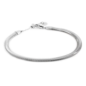 Cavigliera da donna in acciaio catena snake Marlù 20CV049