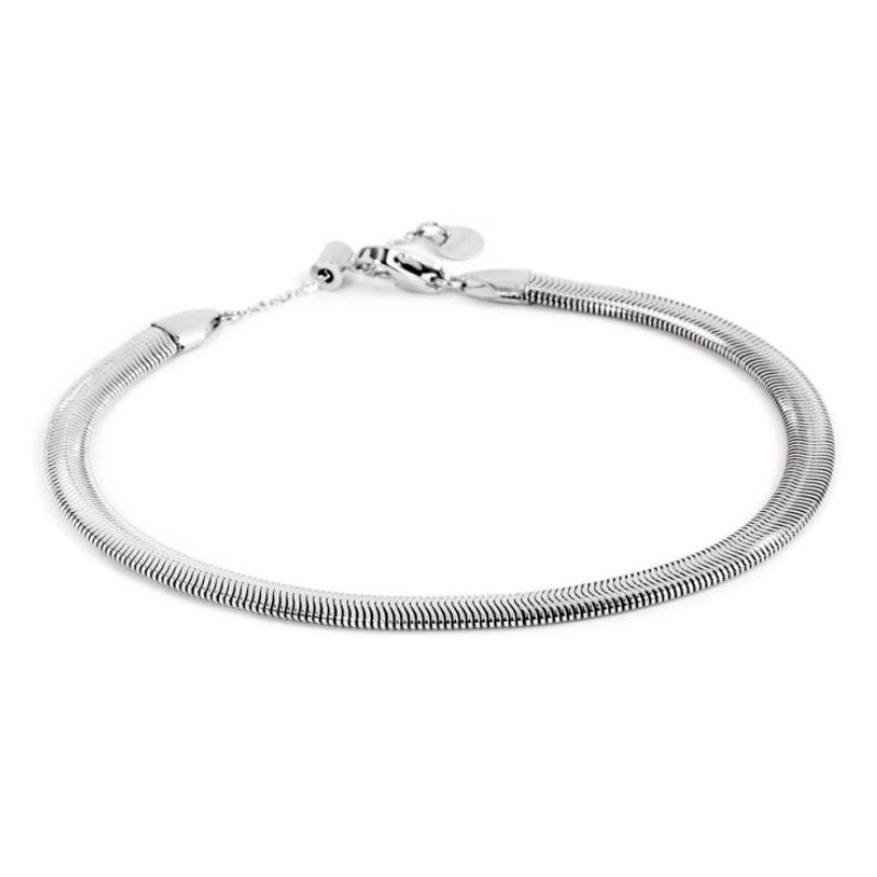 Cavigliera da donna in acciaio catena snake Marlù 20CV049
