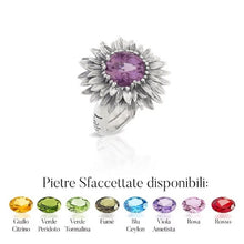 Load image into Gallery viewer, Anello da donna in argento 925 e quarzo Labriò 2224
