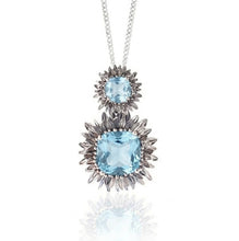 Cargar imagen en el visor de la galería, Collana da donna in argento 925 Girasole Labriò 2241
