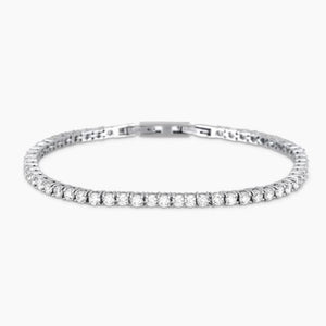 Bracciale da uomo tennis in acciaio con zirconi 2 jewels 231890