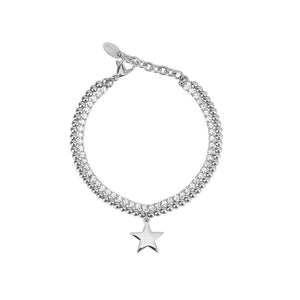 Bracciale da donna in acciaio con ciondolo di stella Shine 2Jewels 232116