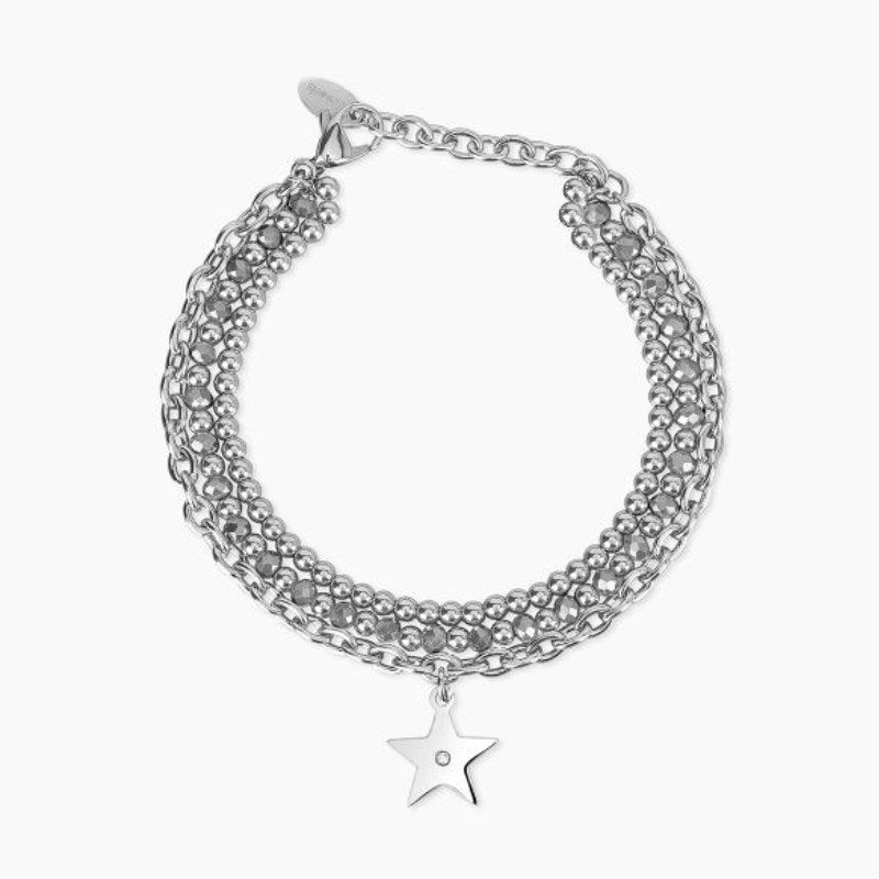 Bracciale da donna in acciaio con catena forzatina 2 jewels 232121