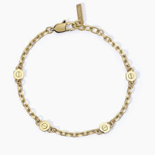 Load image into Gallery viewer, Bracciale da uomo in acciaio con pvd giallo Bond 2Jewels 232375
