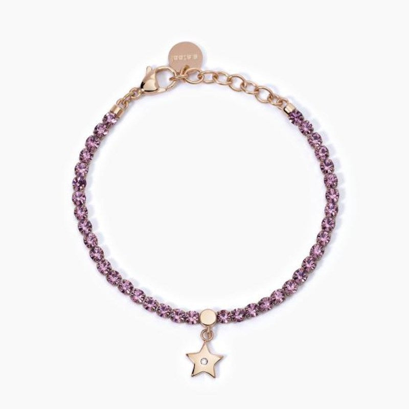 Bracciale da donna tennis in acciaio con cristalli 2 jewels 232395