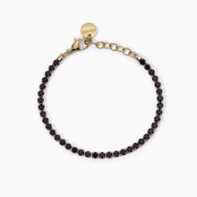Load image into Gallery viewer, Bracciale tennis da donna con cristalli neri Youcolors 2Jewels 232399
