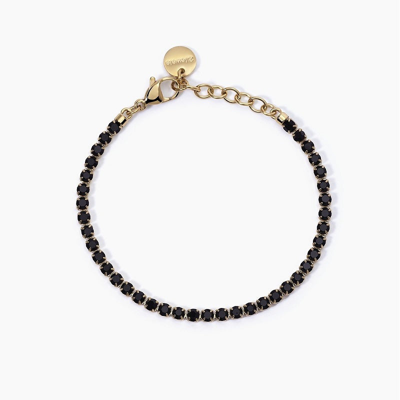 Bracciale tennis da donna con cristalli neri Youcolors 2Jewels 232399
