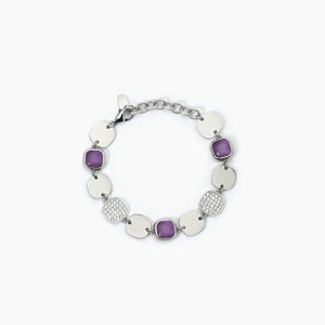 Bracciale Da Donna In Acciao Con Elementi Quadrati 2 Jewels 232435