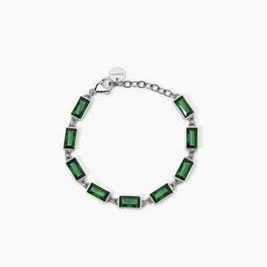 Bracciale Da Donna In Acciaio Con Smeraldo Sintetico 2Jewels 232454