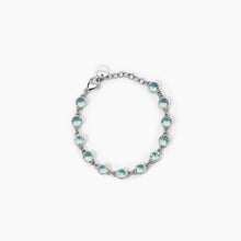 Carica l&#39;immagine nel visualizzatore di Gallery, Bracciale Da Donna In Acciaio Con Cristalli Azzurri 2Jewels 232455
