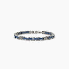 Cargar imagen en el visor de la galería, Pulsera para hombre de acero con cristales de cerámica 2Jewels 232470
