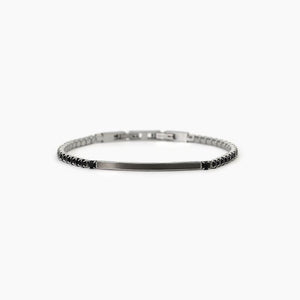 Pulsera para hombre en acero bronce con cristales 2Jewels 232481