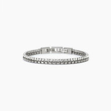 Cargar imagen en el visor de la galería, Pulsera de hombre en acero con cristales 2Jewels 232483
