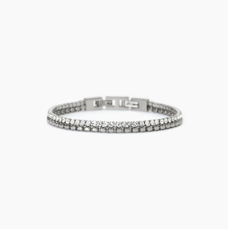 Pulsera de hombre en acero con cristales 2Jewels 232483