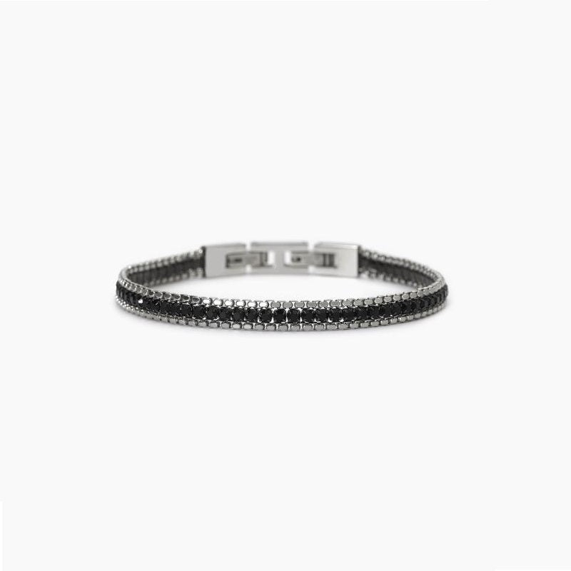 Pulsera de hombre en acero con cristales 2Jewels 232484