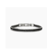 Cargar imagen en el visor de la galería, Pulsera de hombre en acero con cristales 2Jewels 232484
