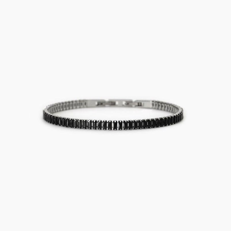 Men's Bracelet In Steel With Crystals 2Jewels 232486
