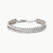 Carica l&#39;immagine nel visualizzatore di Gallery, Bracciale da donna in acciaio 316L con catena groumette diamantata 3 mm 2jewels 232489
