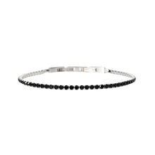 Carica l&#39;immagine nel visualizzatore di Gallery, Bracciale da uomo in acciaio 316L con cristalli 2Jewels 232507
