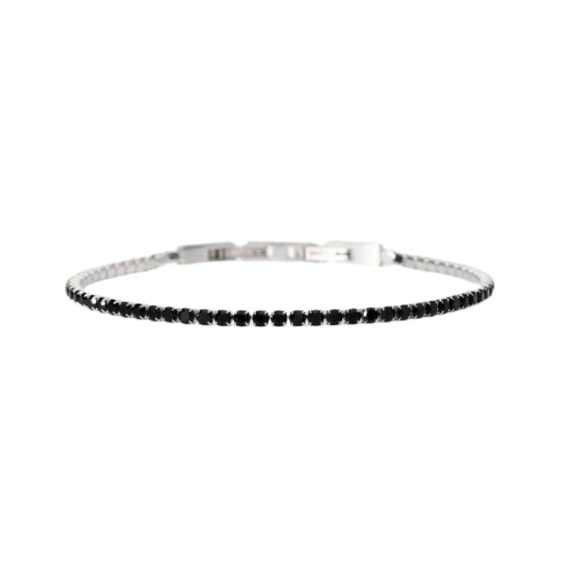 Bracciale da uomo in acciaio 316L con cristalli 2Jewels 232507