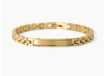 Load image into Gallery viewer, Bracciale 2Jewels in acciaio 304 PVD giallo
