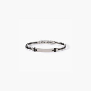 Bracciale da uomo in acciaio 316L PVD con gunmetal  2Jewels 232594