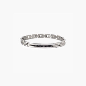 Bracciale da uomo in acciaio 316L cristalli 2Jewels 232602