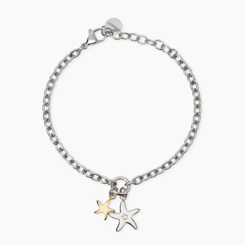 Bracciale da donna in acciaio e cristalli 2 jewels 232649