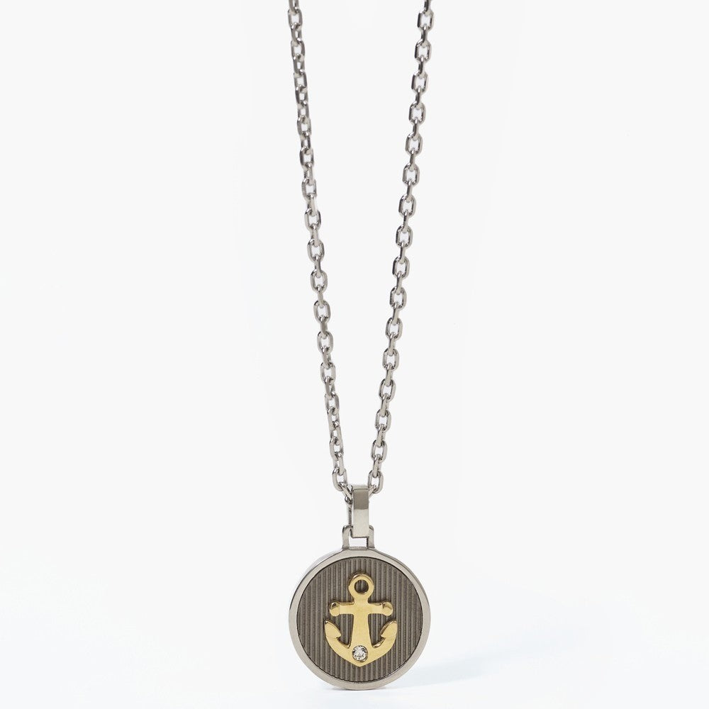 Collana da uomo con pendente ancora Navy 2Jewels 251814