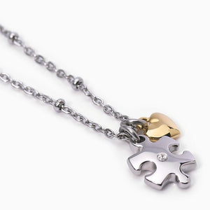 Collana da donna con pendente pezzo di puzzle Lady ikon 2Jewels 251824