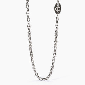 Collana da uomo in acciaio con elemento ancora Navy 2Jewels 251841