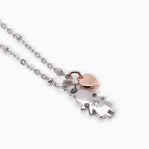 Collana da donna in acciaio con pendente bambina Lady Ikon 2Jewels 251849