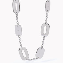 Carica l&#39;immagine nel visualizzatore di Gallery, Collana da donna in acciaio con elementi rettangolari Flat 2Jewels 251861
