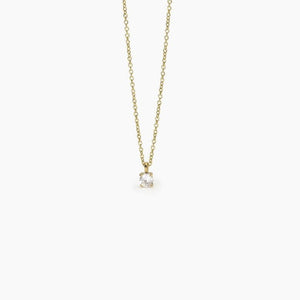 Women's Necklace In Yellow PVD Steel With Zircon 2Jewels 251869