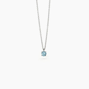 Collana Da Donna In Acciaio Con Zircone Azzurro 2Jewels 251870