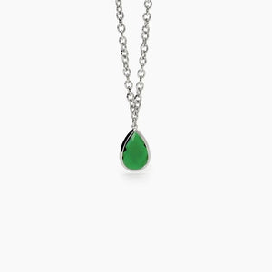 Collana Da Donna In Acciao Con Pendente Glass Verde 2Jewels 251879