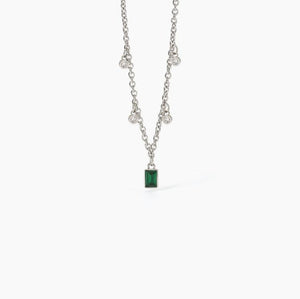 Collana Da Donna In Acciaio Con Smeraldo Sintetico 2Jewels 251890