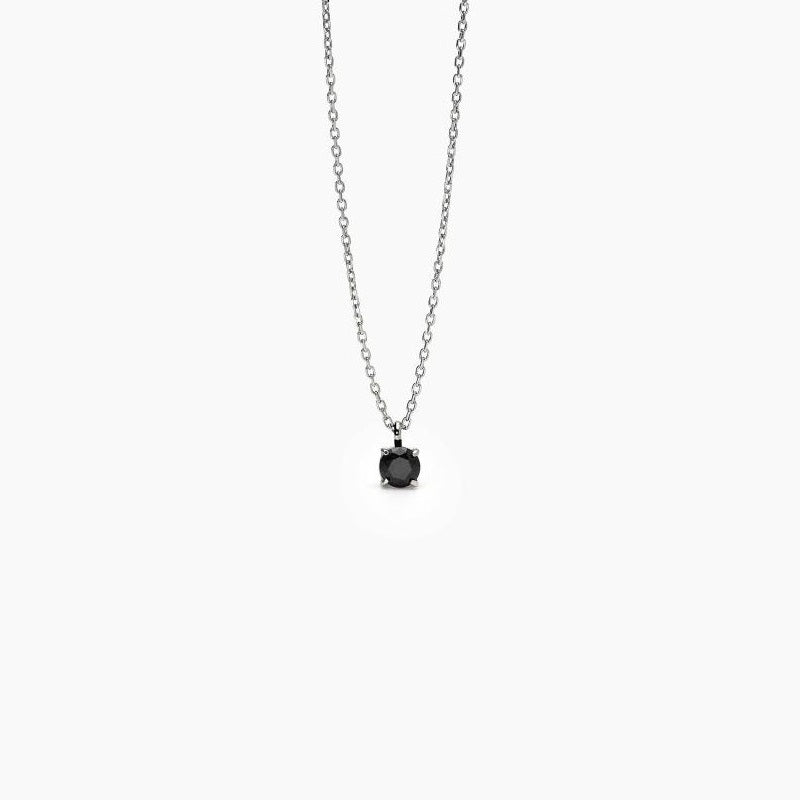 Men's Necklace With Black Zircon 2Jewels 251901