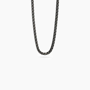 Men's Necklace In Steel With PVD Gunmetal 2Jewels 251911