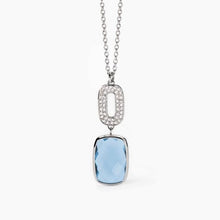 Load image into Gallery viewer, Collana da donna in acciaio con catena rolò e cristalli 2 jewels 251954

