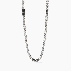 Collana da donna in acciaio con catena veneta e ceramica 2 jewels 251970