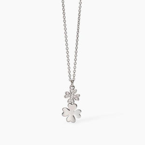 Collana in acciaio con catena rolò quadrifogli 2 jewels 251993