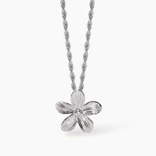 Load image into Gallery viewer, Collana da donna in acciaio con catena corda e fiore 2 jewels 251997
