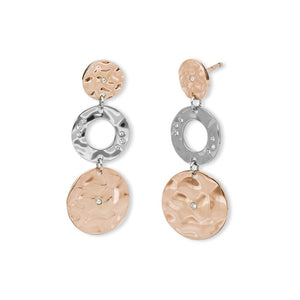 Orecchini da donna con elementi martelati Mirage 2Jewels 261330