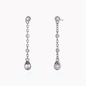 Orecchini da donna ciondoli pendenti con cristalli Essence 2Jewels 261355