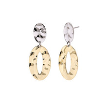 Carica l&#39;immagine nel visualizzatore di Gallery, Orecchini da donna con elemento martellato Mirage 2Jewels 261368
